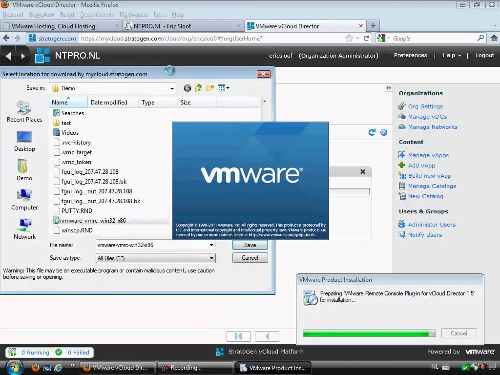 vCloud Director 1.5 Quick Start